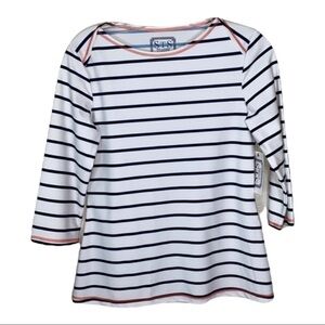 Sail To Sable Active UPF 50 Sun Factor Protection Top Size XS